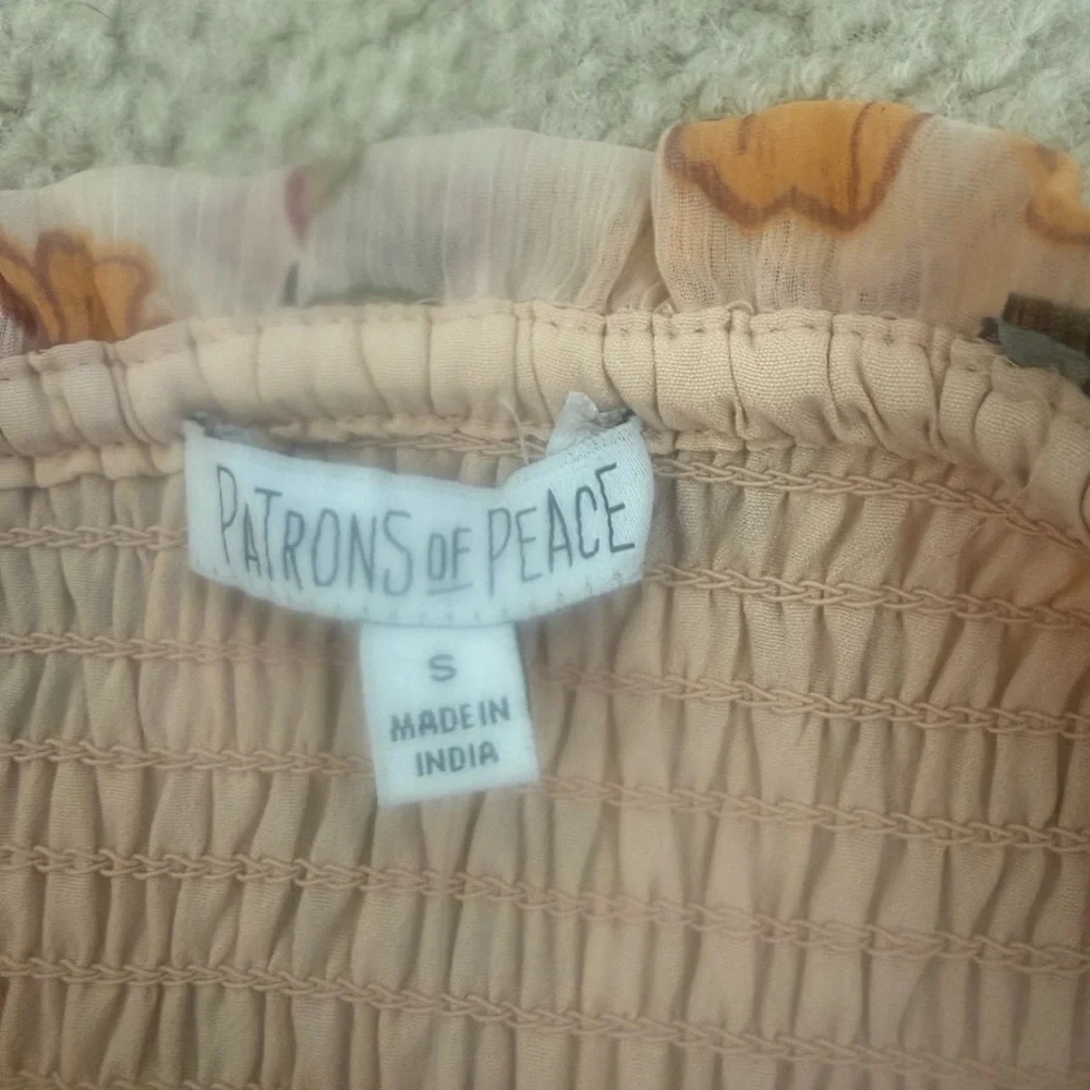 Patrons of Peace Pink and Orange Floral Maxi Dress - Picture 8 of 8